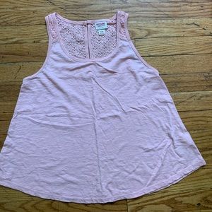 Lace Pink Tank